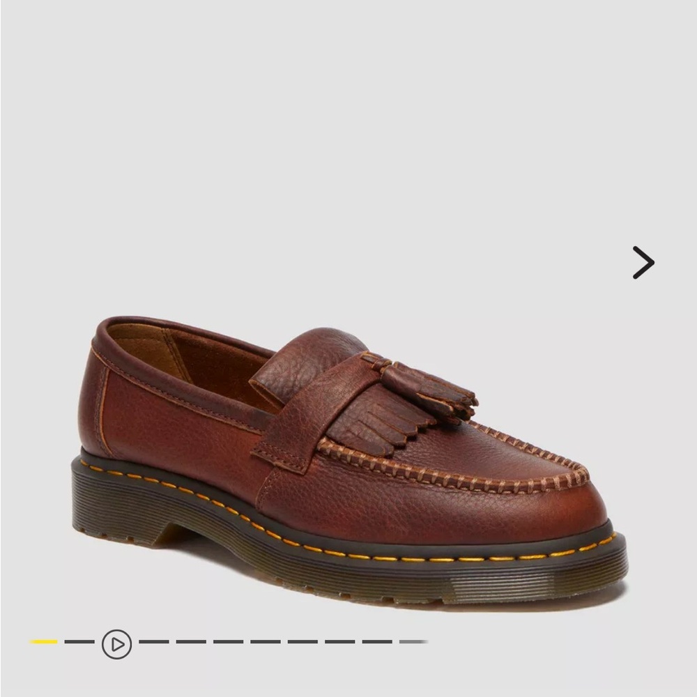Dr. Martens Tassel Loafers in Rich Brown